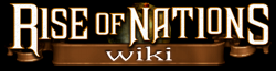 Rise of Nations Wiki logo when in Wikia skin/layout