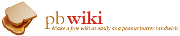 PBwiki banner logo