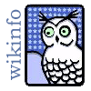 Wikinfo logo – Owl of Wisdom (or is it the owl of humor?)